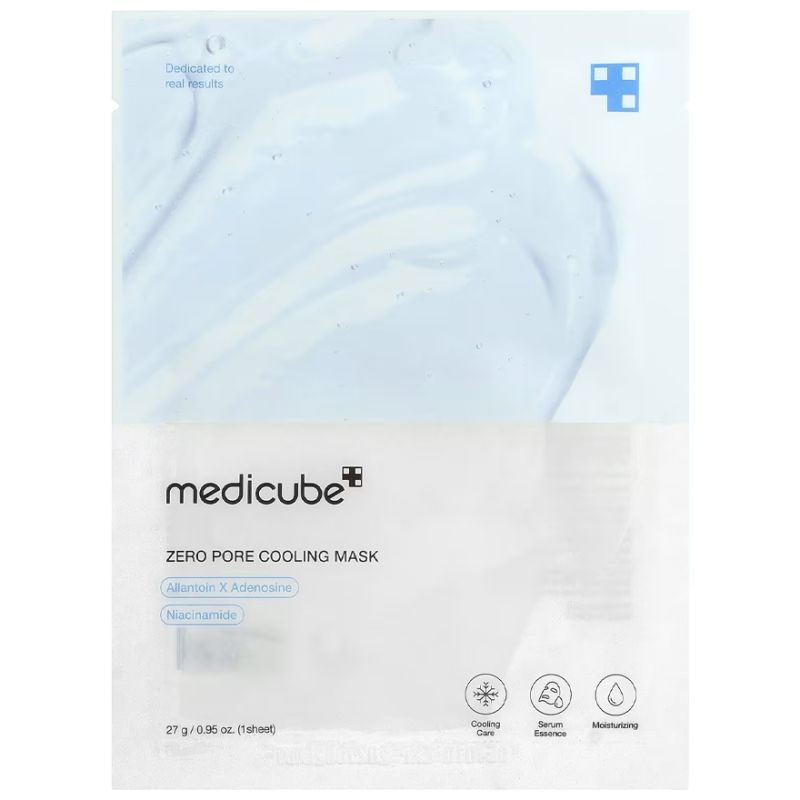Medicube Охлаждающая маска для сужения пор Zero Pore Cooling Mask, 27 г 