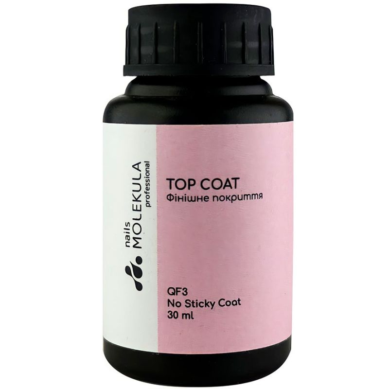 Molekula QF 3 Top Coat - top without sticky layer, 30 ml