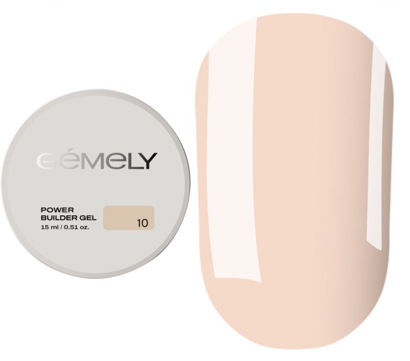 GÉMELY ex GA&MA Гель для нігтів Power Builder gel 010, 15 мл