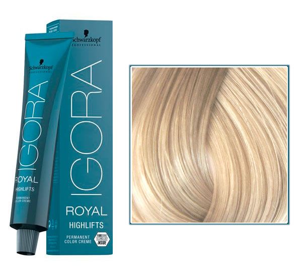 УЦЕНКА до 07.2026 Schwarzkopf IGORA Royal Highlifts Профессиональная краска для волос 12-1 специальный блондин сандре, 60 мл