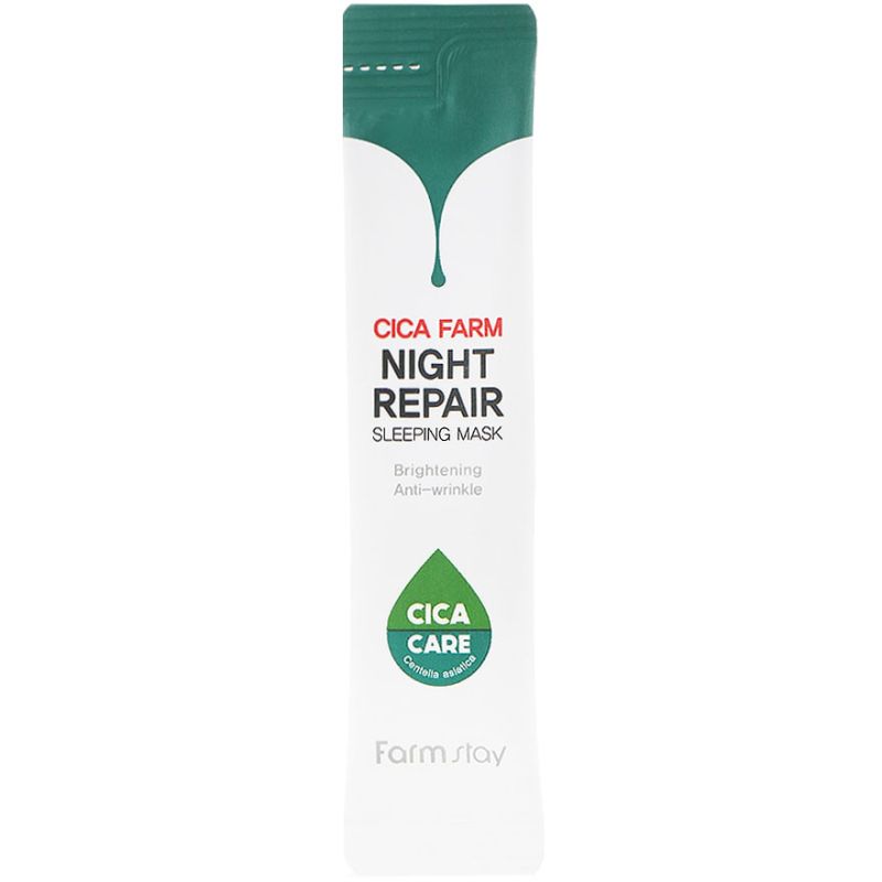 FARMSTAY Cica Farm Night Repair Sleeping Mask - centella asiatica, 4 ml