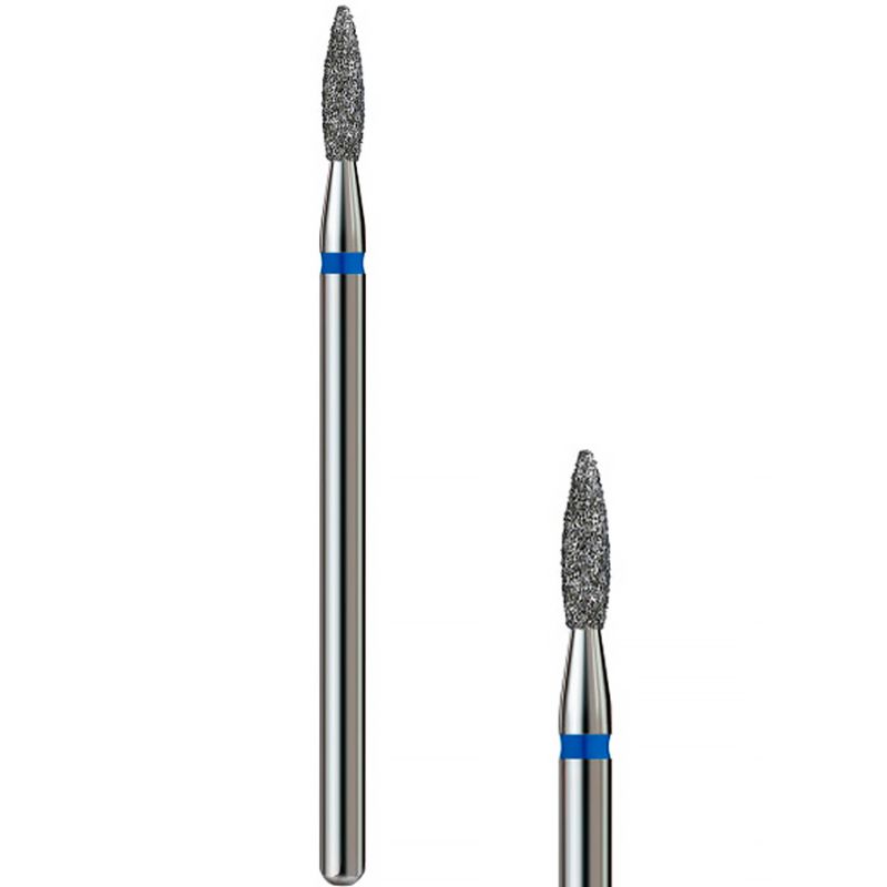 Formula Profi Premium Milling cutter diamond flame sharp Blue, diameter 0.21