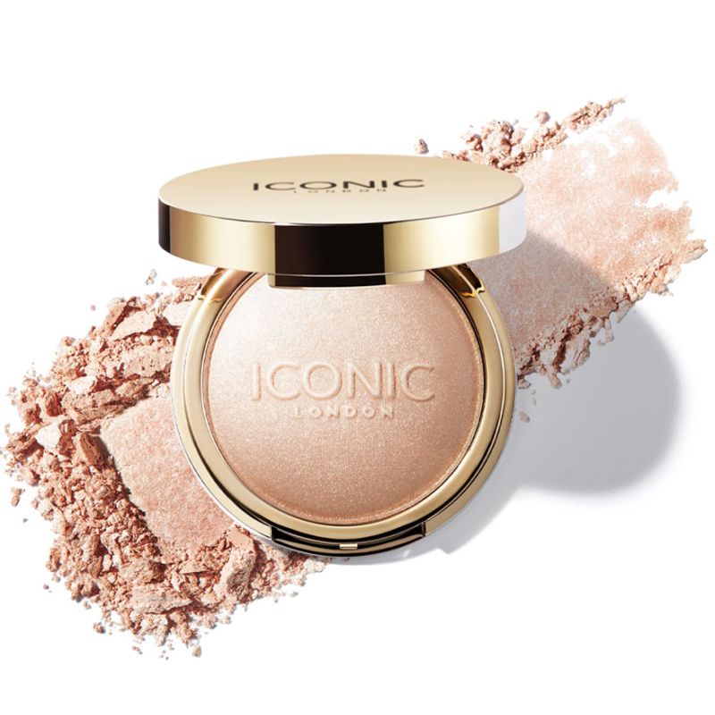 Iconic London хайлайтер Lit & Luminous Baked Highlighter, Universal, 16 г