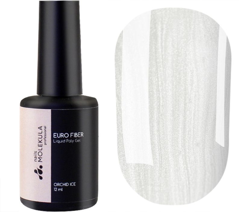 Molekula Гель для ногтей Fiber Gel Alpine Snow W01 (альпийский снег), 12 мл