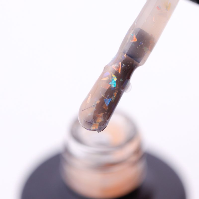 SAGA professional AGATE BASE 2 (beige with broken glass effect), 9 ml