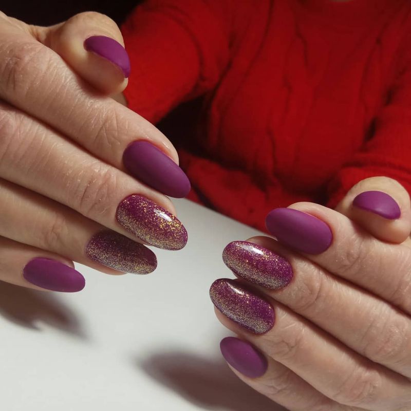 Kira Nails gel varnish No. 062 (rich purple, enamel), 6 ml
