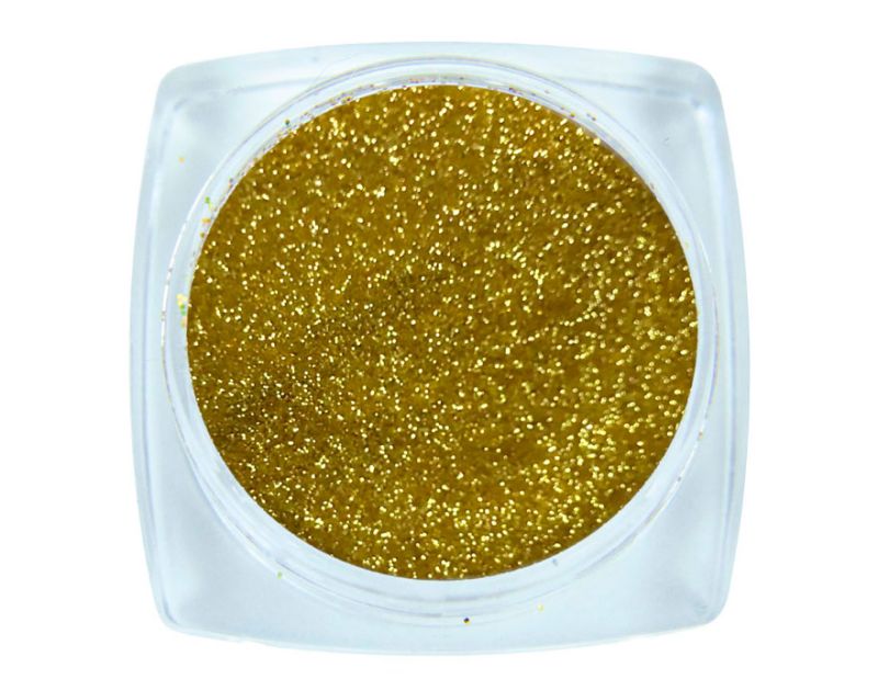 Komilfo spangles 108, size 0.08 mm, (pale gold) E, 2.5 g