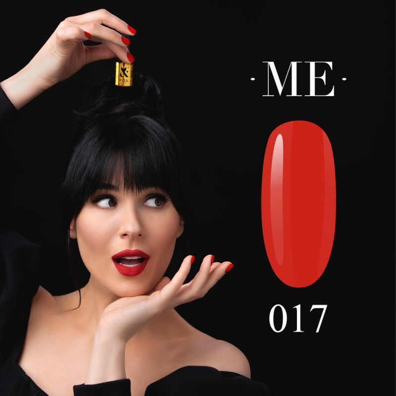 FOX Masha Efrosinina No. 017 gel-varnish (red, enamel), 5 ml