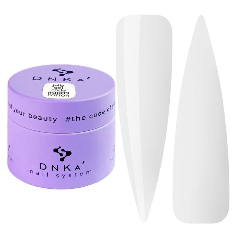 DNKa Гель для ногтей Jelly Gel 0009 Cotton, 15 мл