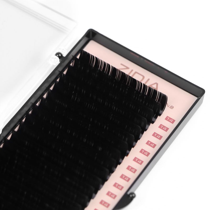 ZIDIA Premium Lash Extensions 20 стрічок - М0,1 х 14 mm