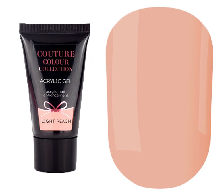 COUTURE Color Acrylic Gel - Light Peach, 30 ml