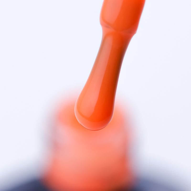 Rubber base French Roks №049 (неоновый мандариновый), 8 мл