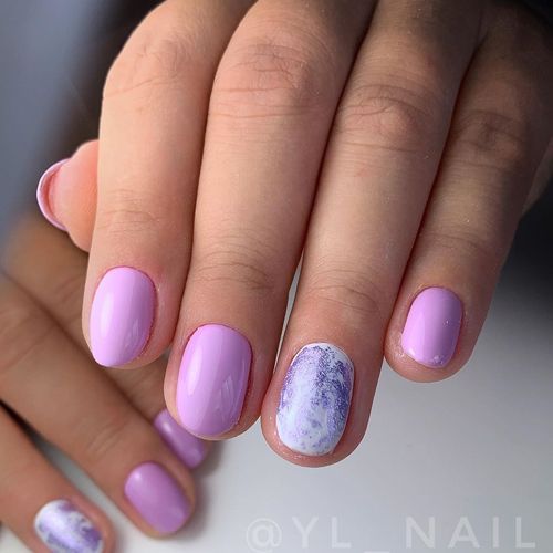 Gel varnish Komilfo Deluxe Series No. D043 (light lilac-purple, enamel), 8 ml