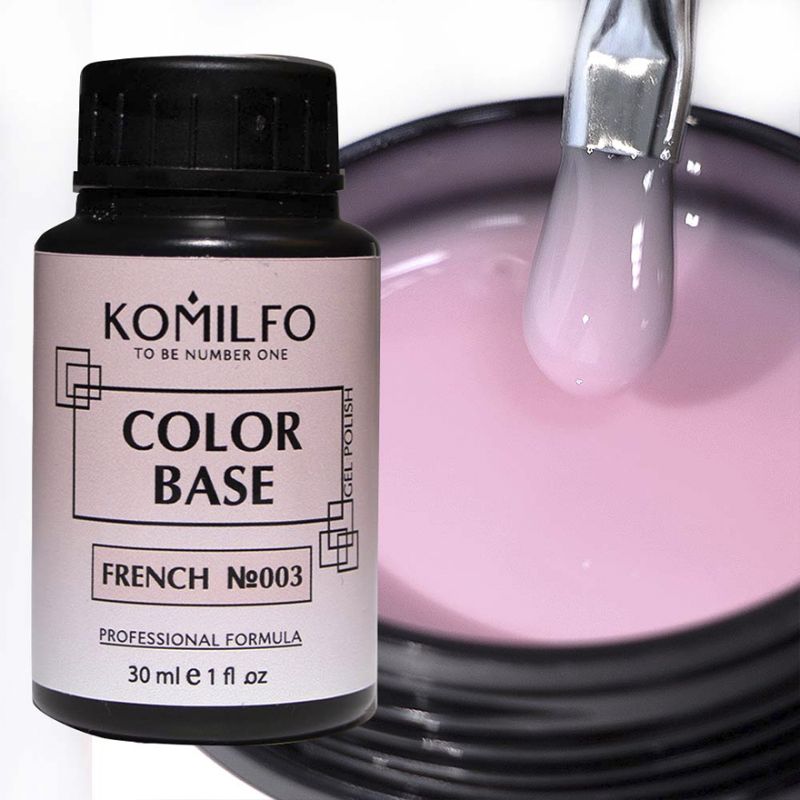 Komilfo Color Base French 003 (light pink), 30 ml (barrel)