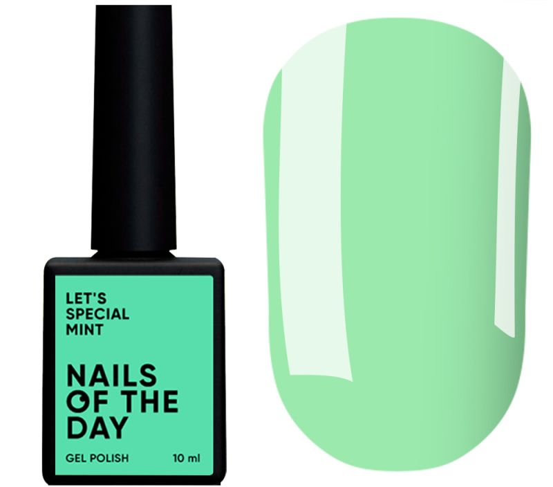 Nails Of The Day Gel polish Let's special Mint, 10 ml