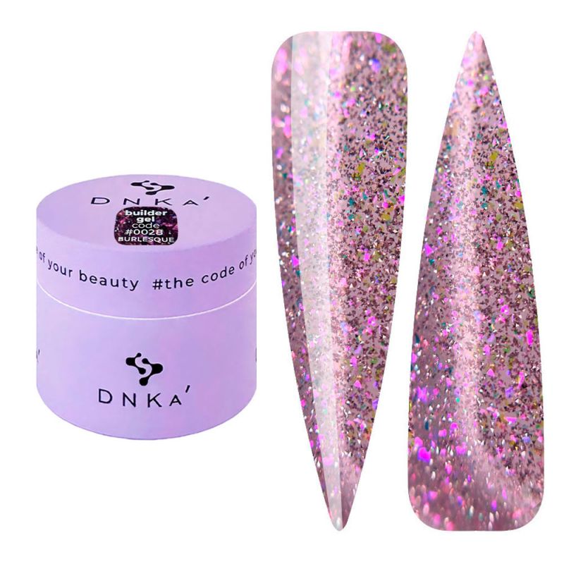 DNKa Гель для ногтей Builder Gel 00028 Burlesque, 15 мл