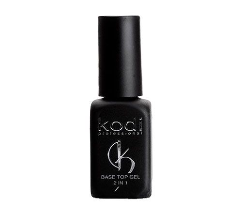 Gel polish Kodi Professional, Rubber Base/Top Gel - rubber base/top, 12 ml