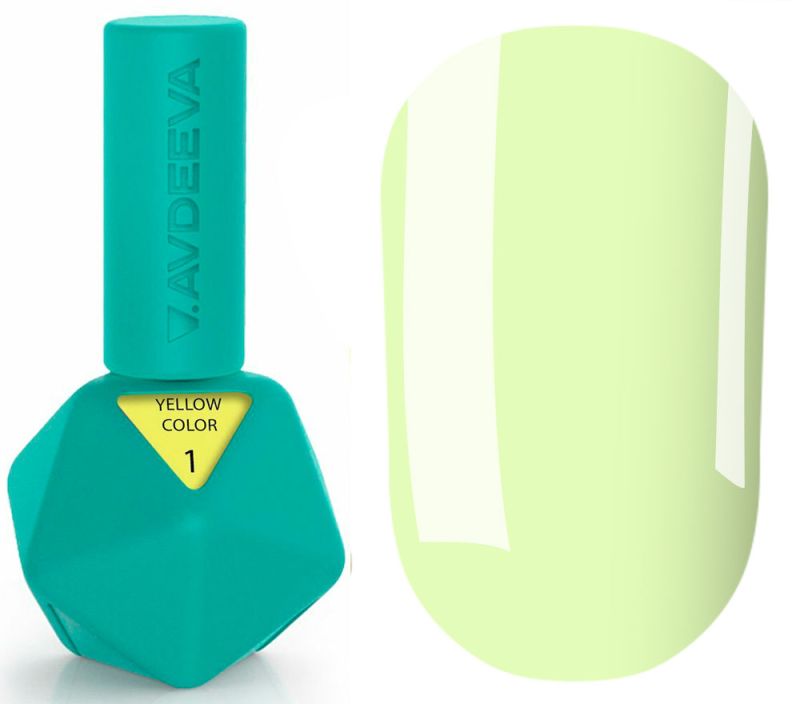 Victoria Avdeeva Гель-лак для нігтів Yellow Color №01, 12 мл
