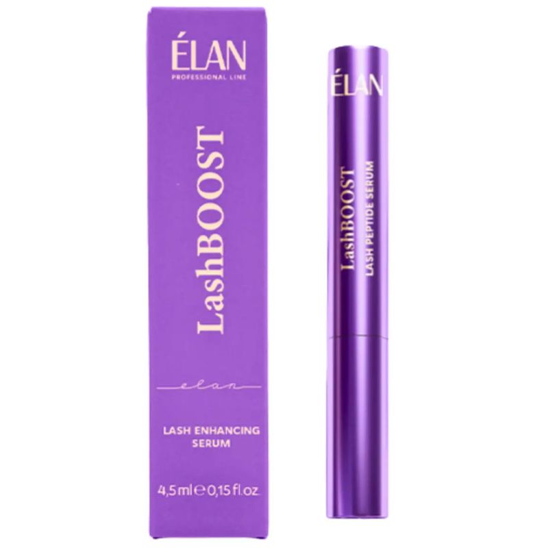 ELAN Сыроватка для ухода за ресницами з пептидами LashBOOST, 4,5 мл