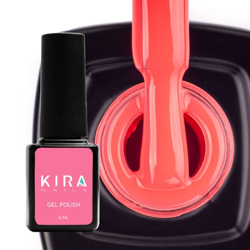 Гель-лак Kira Nails №018 (світлий кораловий, емаль), 6 мл