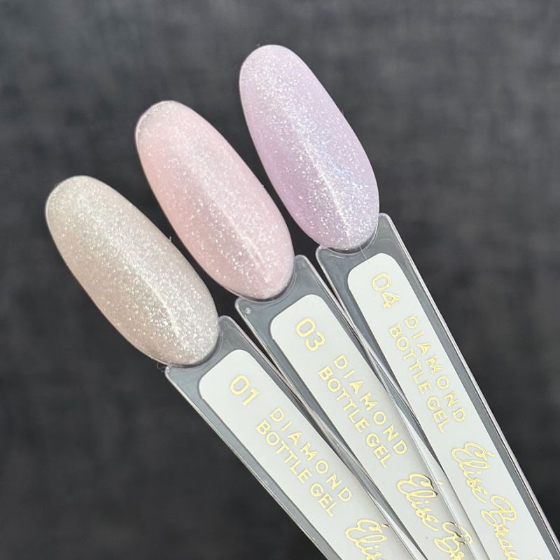 ELISE BRAUN DIAMOND BOTTLE GEL Гель для нігтів №01, 10 мл