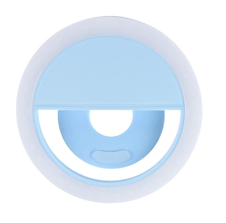 Selfie Ring Light - LED ring for photos, blue
