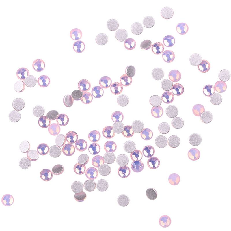 Komilfo Стразы Pink Opal, размер 8 (100 шт. в упаковке)