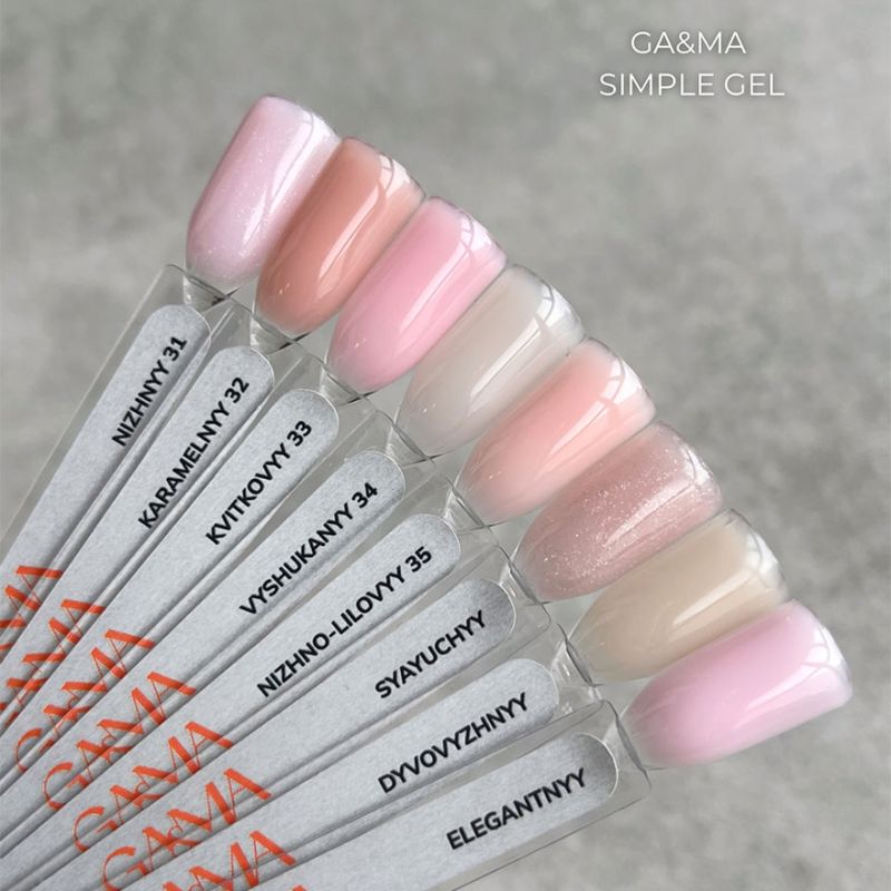 GA&MA Гель сімпл Simple gel 034 Vyshukanyy, 15 мл
