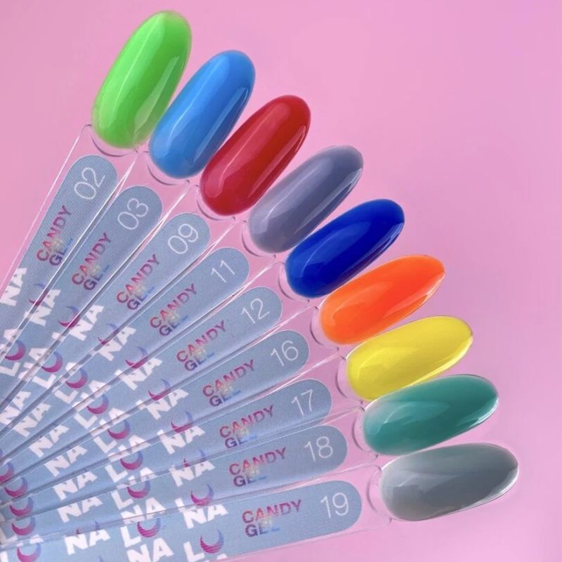 LUNA Candy Gel №19 (серо-зеленый), 15 мл
