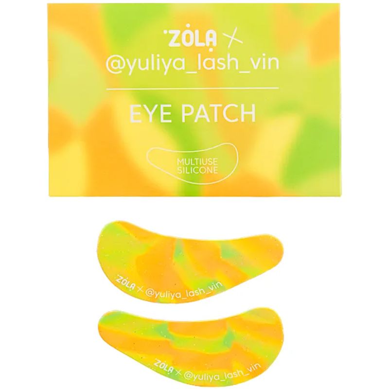 ZOLA x Yuliya Lash Vin Multifunctional Silicone Patches Green-Orange