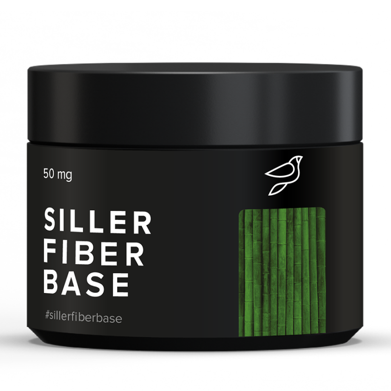 Siller Base Fiber Nail Base with Nylon Fibers, 50 ml