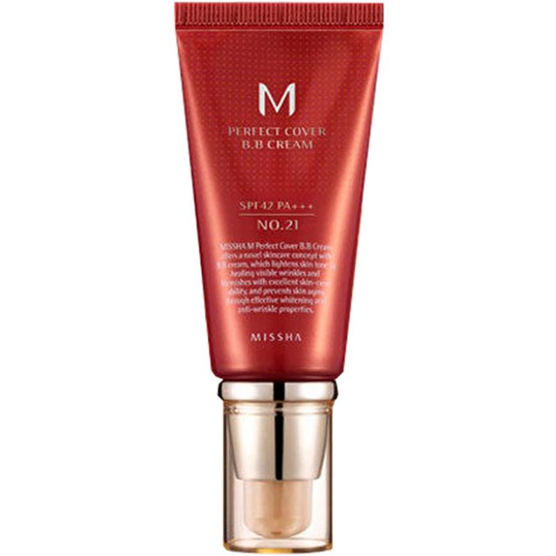 MISSHA M Perfect Cover BB Cream (SPF42 PA++) ВВ-крем, №21 (светлый беж), 50 мл