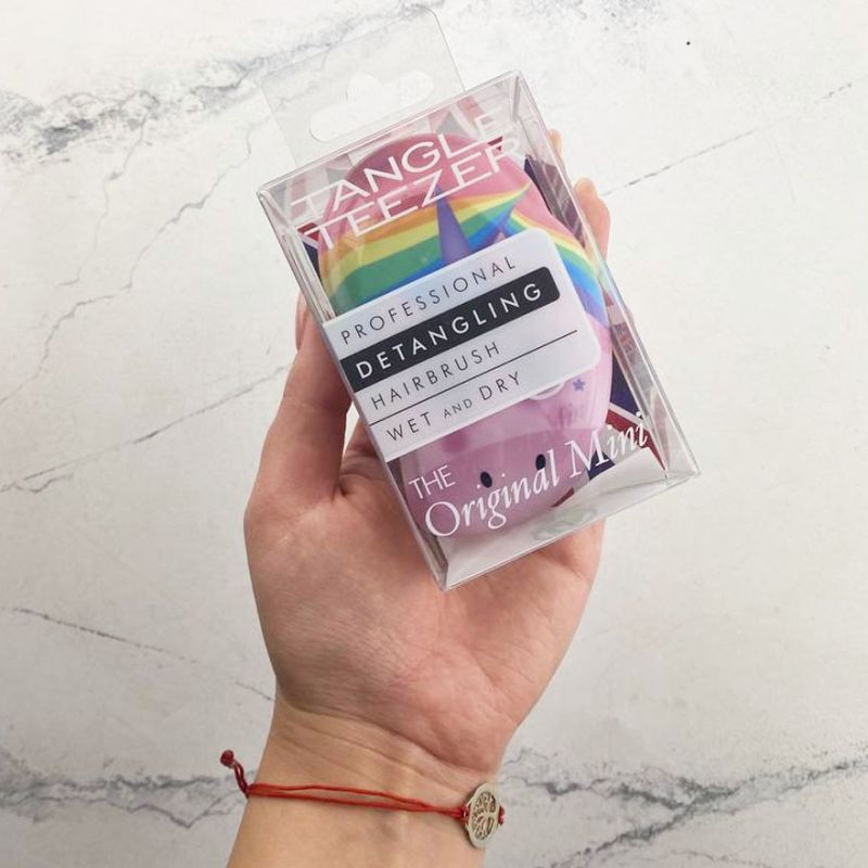 Tangle Teezer Hairbrush The Original Mini Rainbow The Unicorn