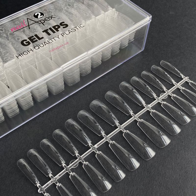 Nailapex Gel tips ballerina №2, 390 pcs.