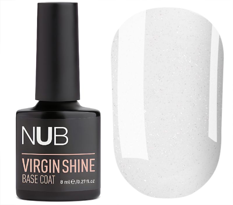 NUB Virgin Shine Base Coat #01 Milk, 8 ml