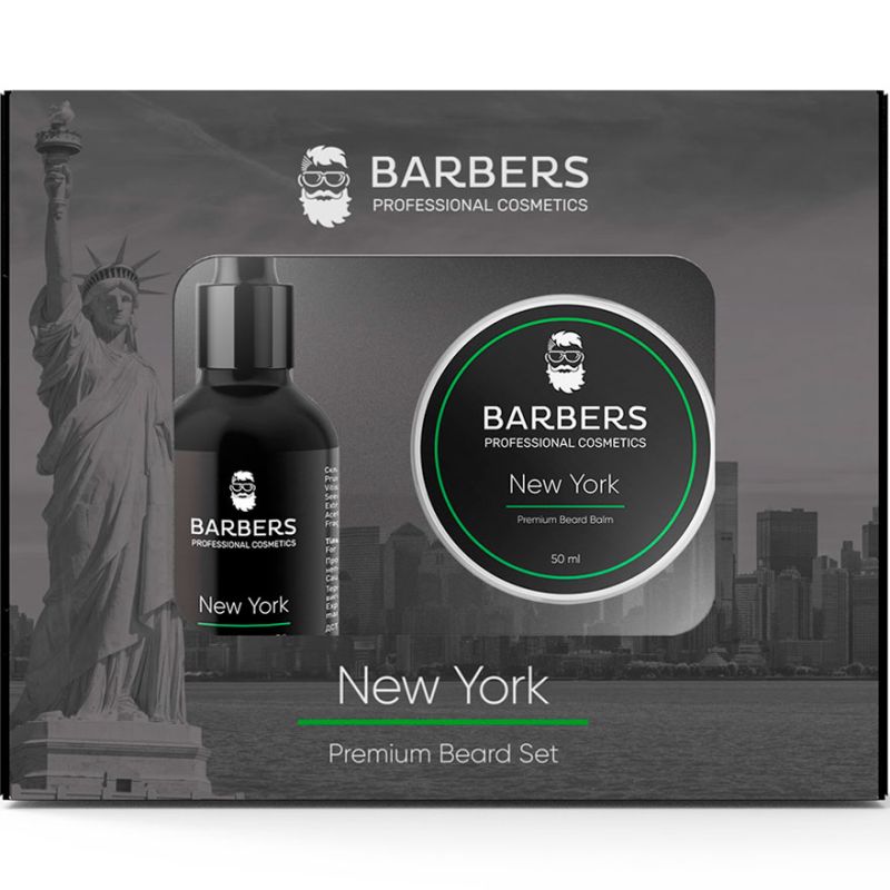 BARBERS Набор по уходу за бородой New York, 80 мл