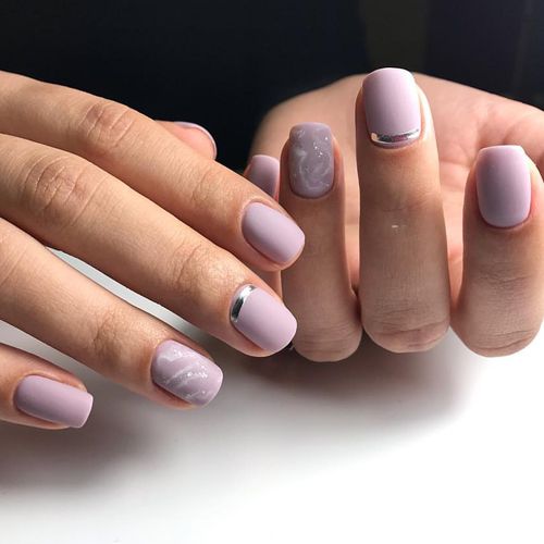 Gel polish Komilfo Deluxe Series D066 (muted, gray-lilac, enamel), 8 ml.