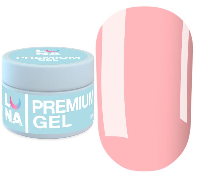 LUNA Гель для наращивания Gel Premium №09, 30 мл