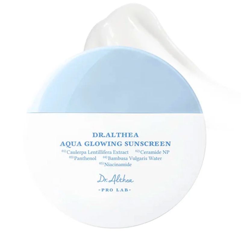 Dr.Althea Крем солнцезащитный увлажняющий Aqua Glowing Sunscreen, 45 мл