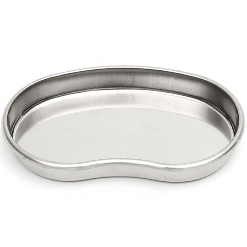 Oval tray made of stainless steel