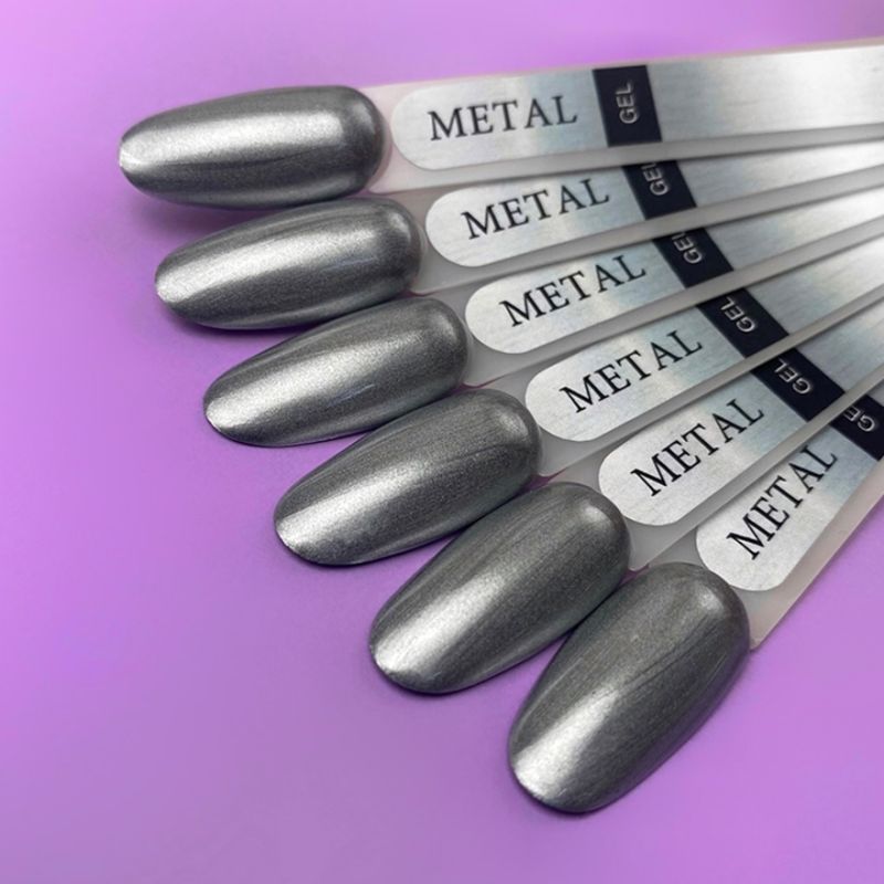 Lukum Гель для ногтей Metal Gel, 5 мл
