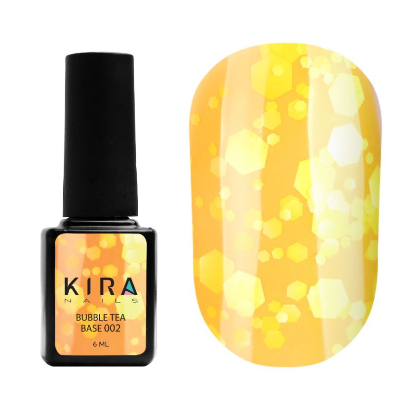 Kira Nails База для нігтів Bubble Tea Base 002, 6 мл