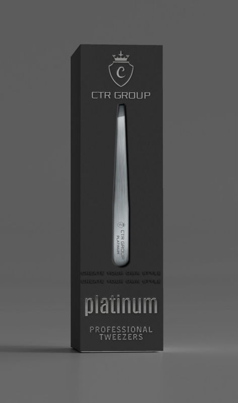 CTR Пінцет для брів Platinum