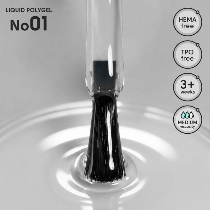 Shelly Жидкий полигель Liquid PolyGel 01, 12 мл