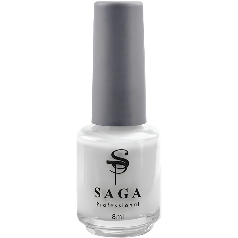 SAGA professional lacquer for stamping 2 (white, enamel), 8 ml