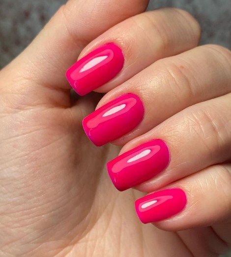 NUB 095 Los Angeles Minutes gel varnish (very bright pink, neon), 8 ml