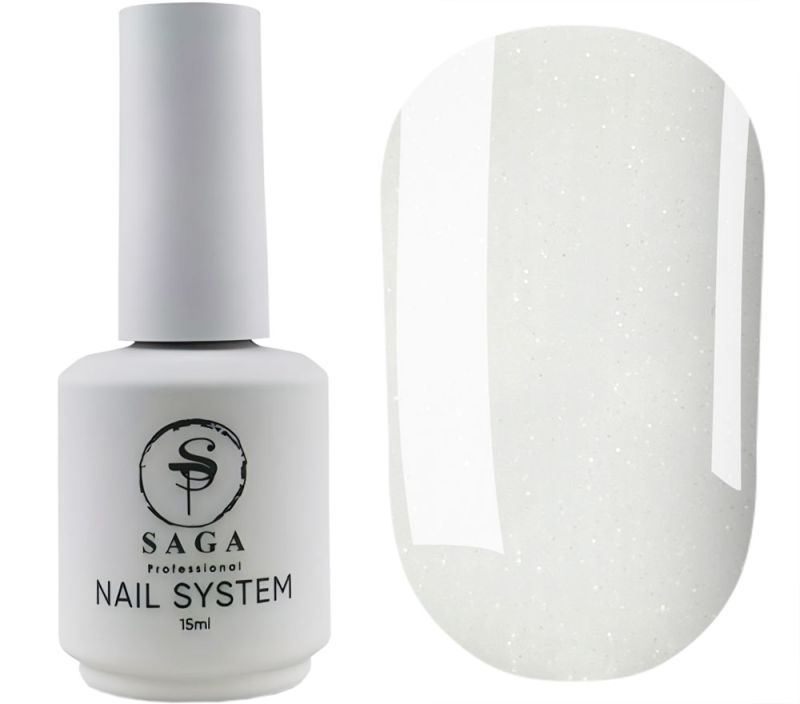 SAGA professional LIQUID GEL 22 (молочный с микроблеском), 15 мл