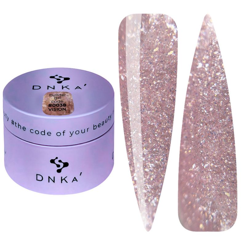 DNKa Гель для ногтей BUILDER GEL NEW FORMULA 0038, 30 мл