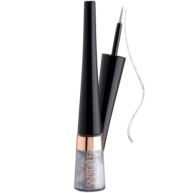 TopFace Подводка "Instyle - Metallic Eyeliner" - 01 - Серебряная, 3,5 мл