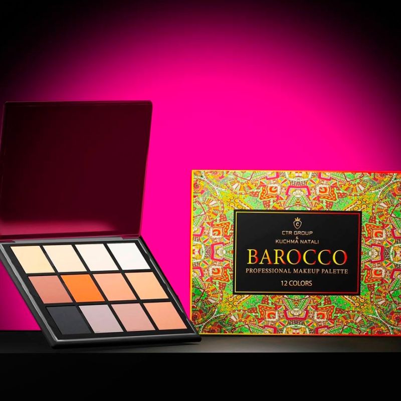 CTR Палетка теней Eye Shadow Palette Barocco, 12*2,5 г